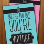 Dad s Funny Vintage Birthday Card Printable