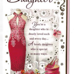 Daughter Birthday Card With Sentiment Verse Birthday Wishes To A Dear