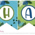 Dinosaur Birthday Banner Printable Free Printable Templates