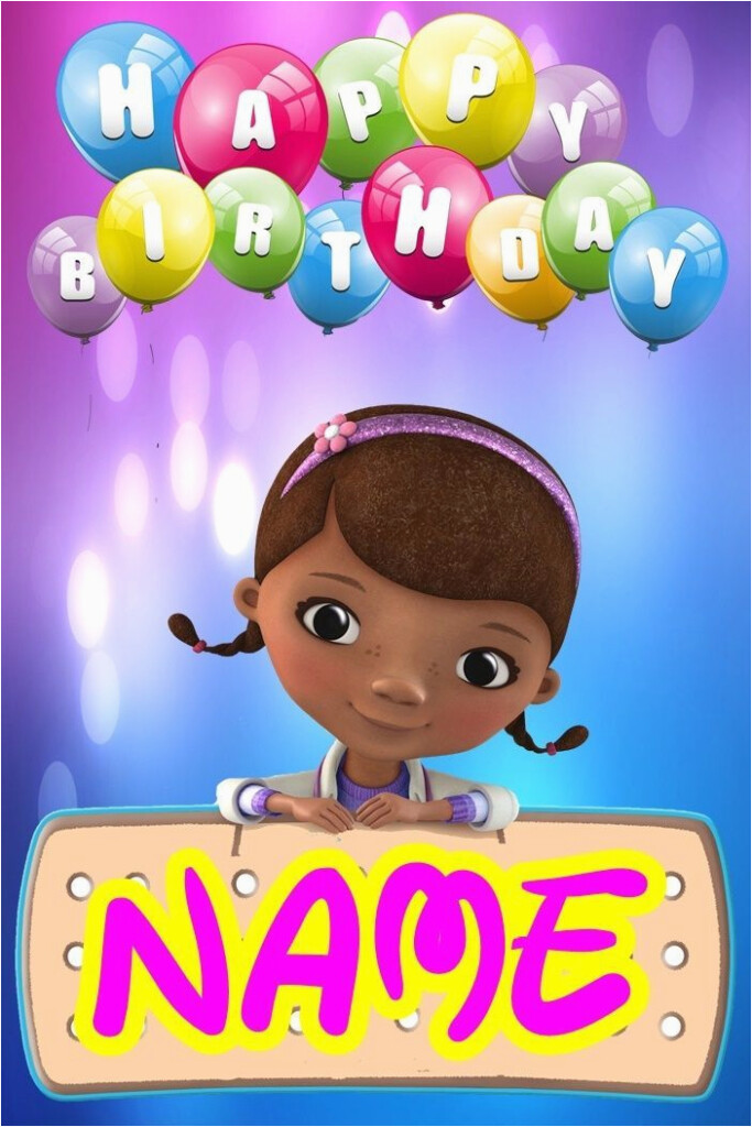 Doc Mcstuffins Birthday Cards BirthdayBuzz