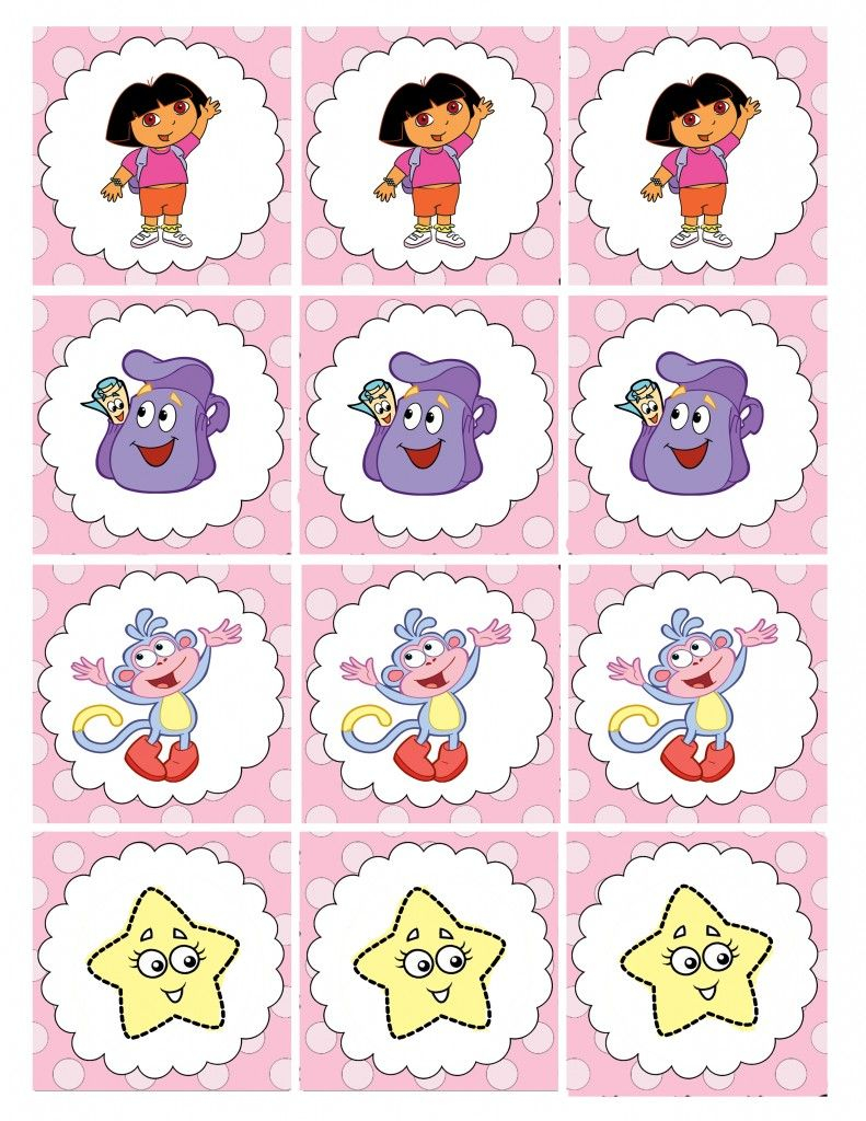 Dora Party Printables Measured By The Heart Explorer Birthday Party 