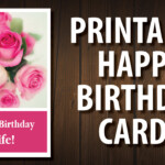 Download A Free Happy Birthday Card For Your Wife