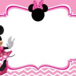 Download FREE Printable Minnie Mouse Pinky Birthday Invitation Template