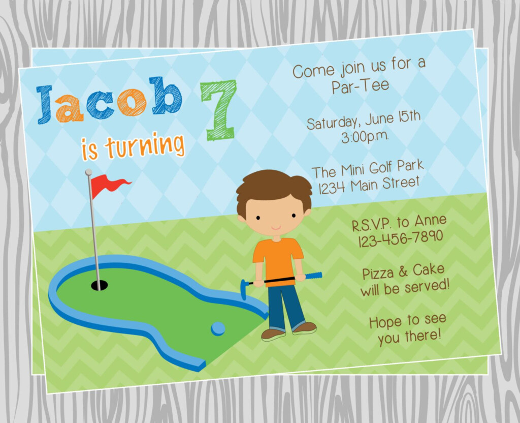 Download Now Golf Themed Birthday Invitations Ideas Download This 