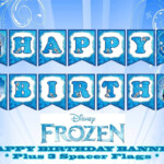 Downloadable Free Printable Frozen Happy Birthday Banner Templates