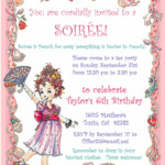 Fancy Nancy Party Invitation 5xx7 YOU Etsy