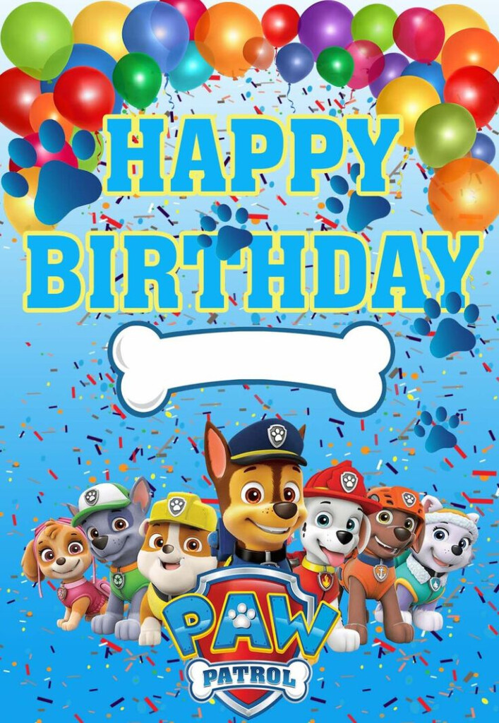 Fiesta Infantil Paw Patrol Cumplea os Patrulla Canina Decoracion 