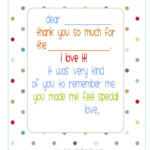 Fill In Dot Big Thank You Cards From Kids Printable Thank You Notes