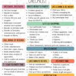 First Birthday Party Checklist Printable Terrilyn Queen