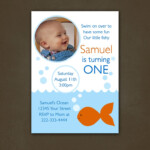 Fish Birthday Invitations Printable Or Printed Invitations Etsy