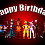 FNAF Happy Birthday HQ Print File Poster Size Full Color Etsy