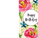 Foldable Free Printable Birthday Cards Free Printable Templates