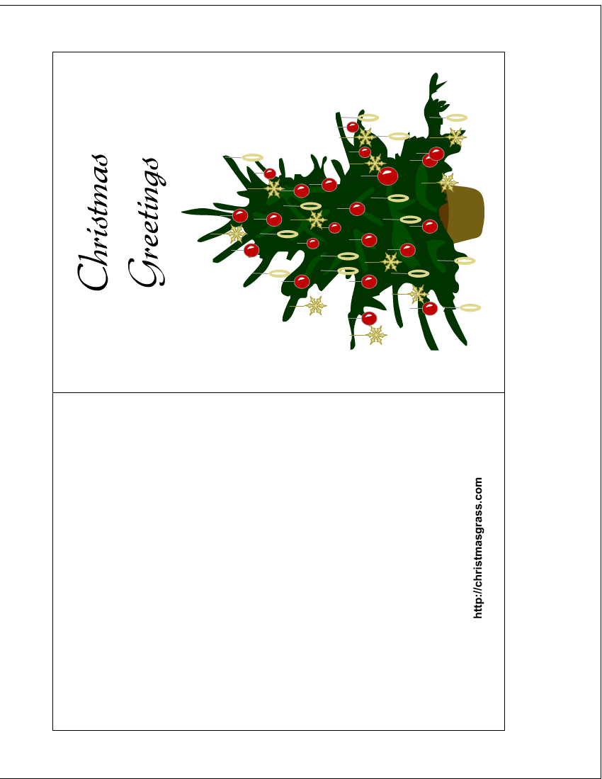 Folding Free Printable Christmas Cards Printable Form Templates And