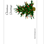 Folding Free Printable Christmas Cards Printable Form Templates And