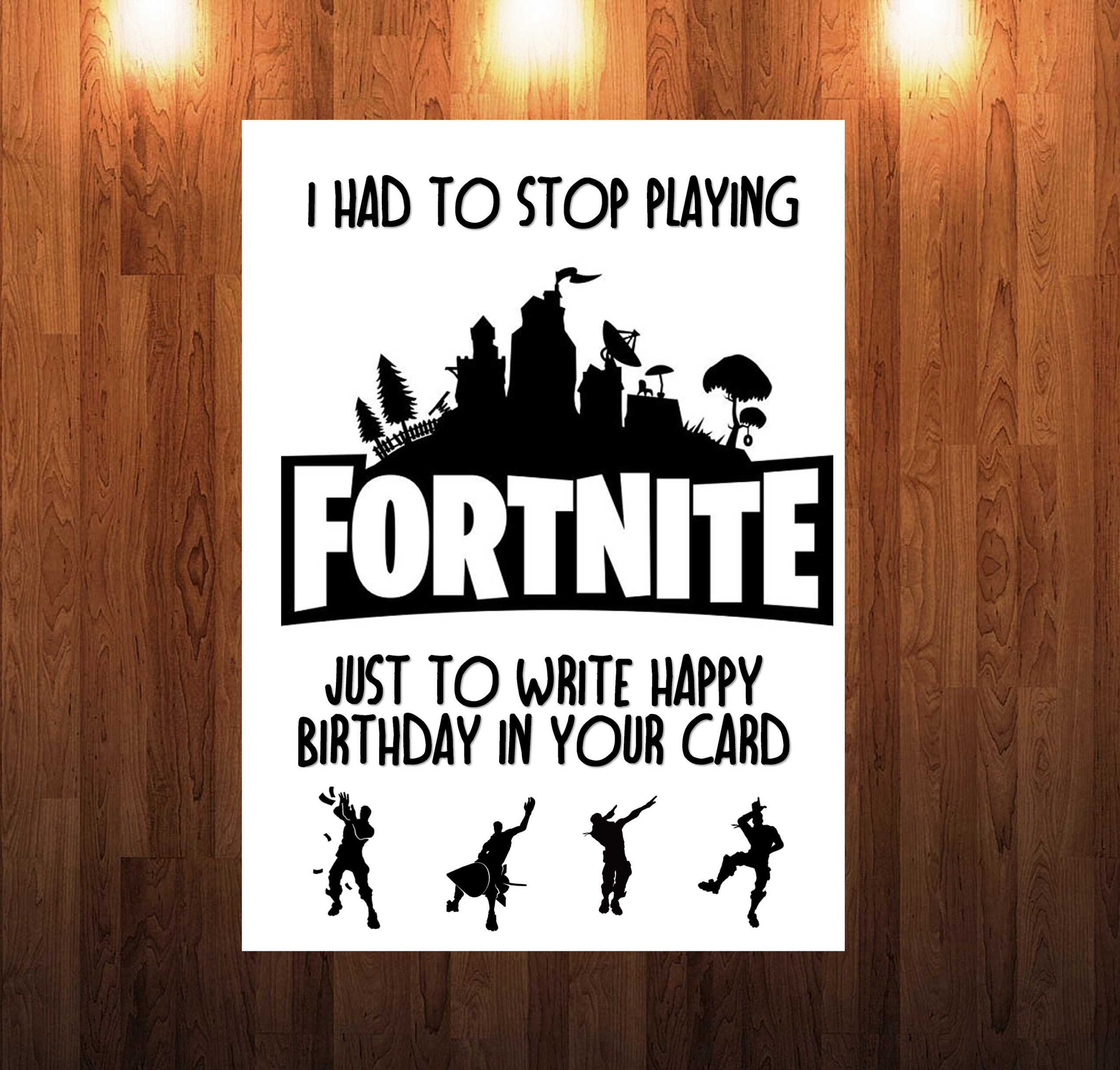 Fortnite Birthday Cards Printable Printable Word Searches