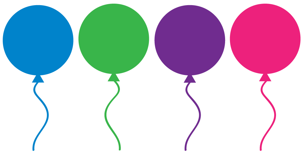 Free Birthday Balloons Clipart For Party Decor Websites Signs Or 