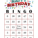 Free Birthday Bingo Printable Printable Word Searches