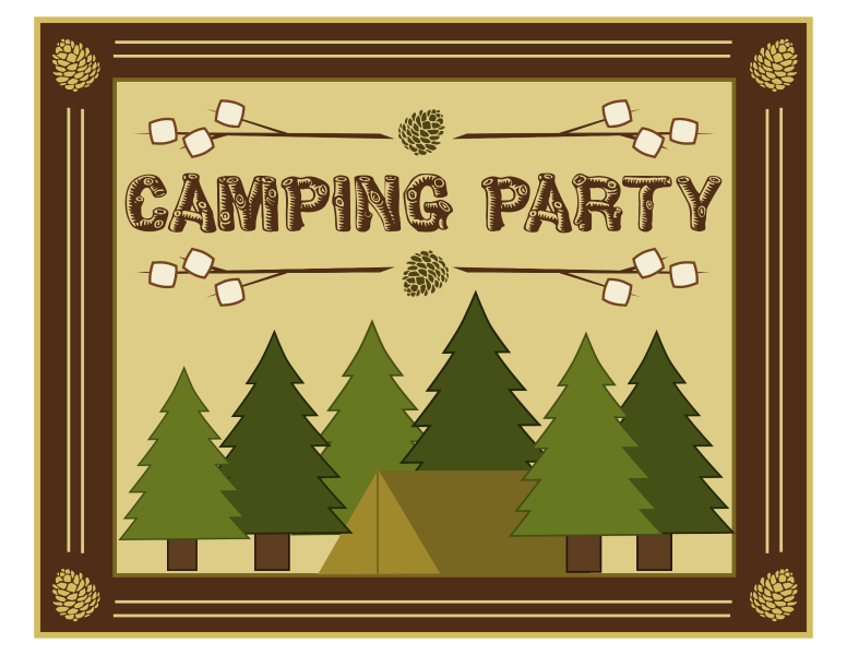 FREE Camping Party Printables Catch My Party