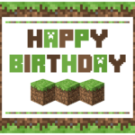 FREE Minecraft Party Printables From Printabelle Minecraft Birthday