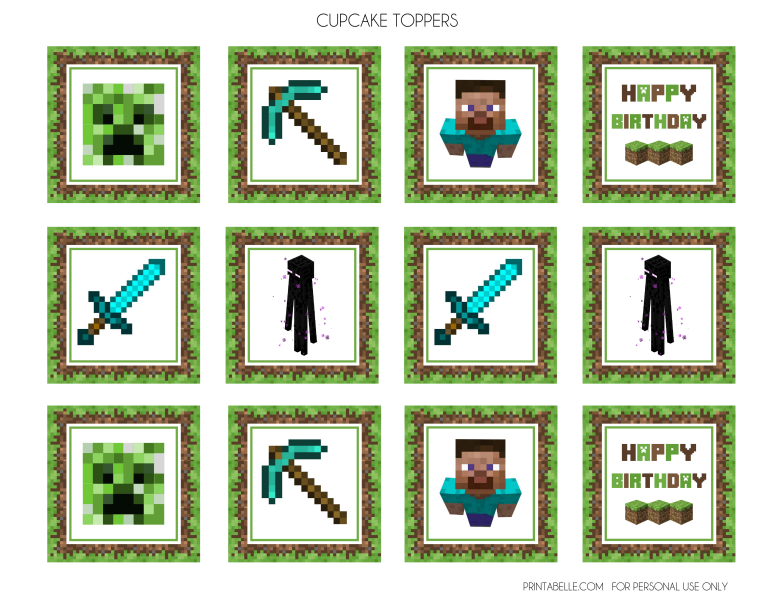 FREE Minecraft Printables Catch My Party