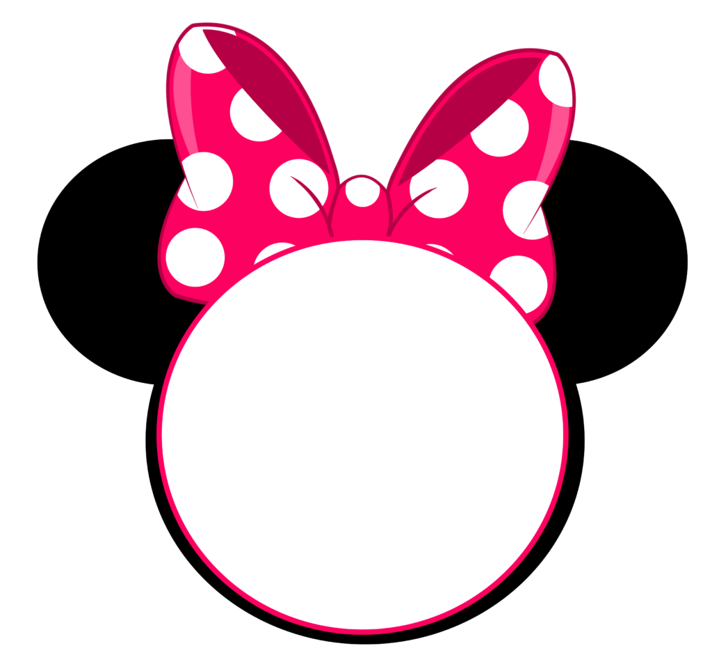 FREE Minnie Mouse Head Invitation Template Minnie Mouse Birthday 