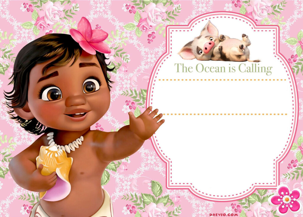 Free Moana Birthday Invitation Template Download Hundreds FREE 