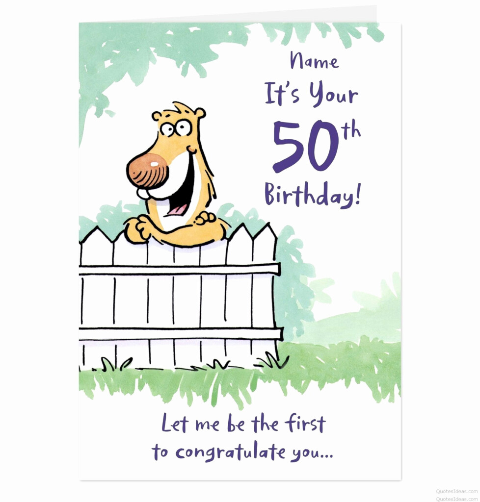 Free Printable 50Th Birthday Cards Funny Free Printable