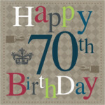 Free Printable 70th Birthday Cards BirthdayBuzz