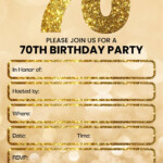 Free Printable 70th Birthday Decorations Summafinance