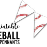 Free Printable Baseball Banner baseball Party Decorations Paper