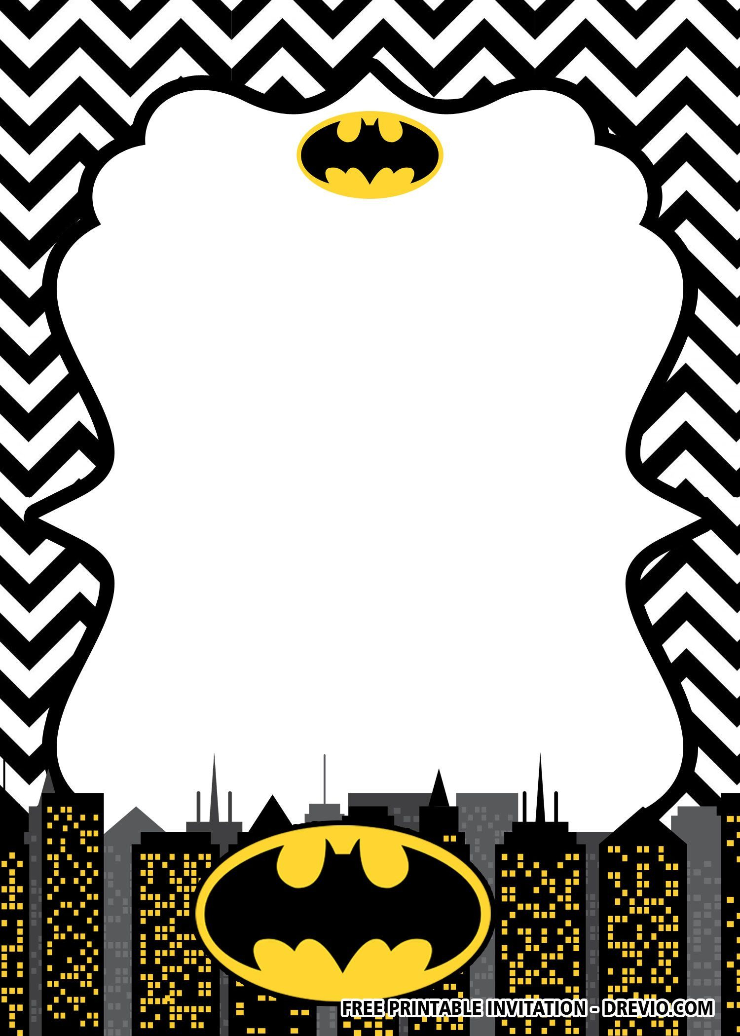 Free Printable Batman Cards Printable Templates