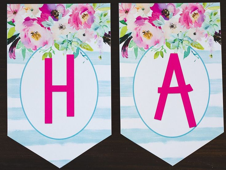 Free Printable Birthday Banner Six Clever Sisters Birthday Banner 