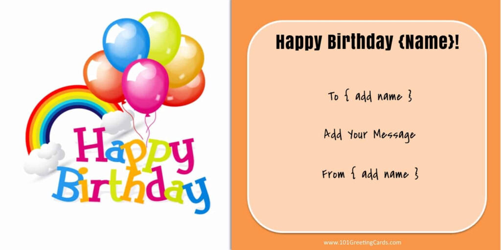 Free Printable Birthday Cards