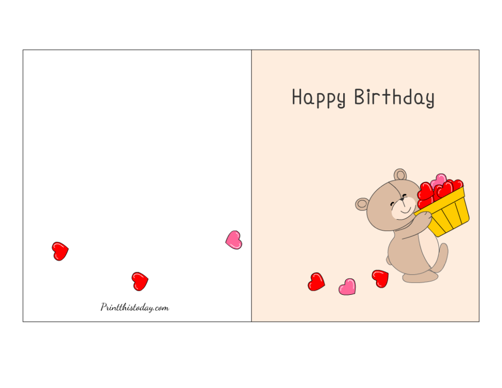 Free Printable Birthday Cards For Everyone 10 Best Printable Folding 