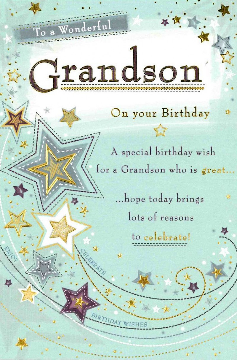 Free Printable Birthday Cards Grandson