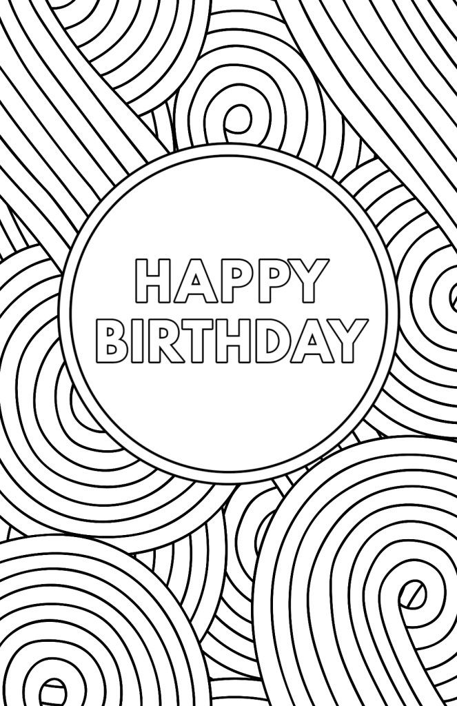 Free Printable Birthday Cards Paper Trail Design Happy Birthday 