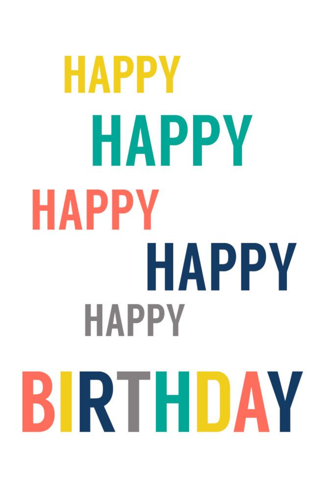 Free Printable Birthday Cards Paper Trail Design In 2020 Free 