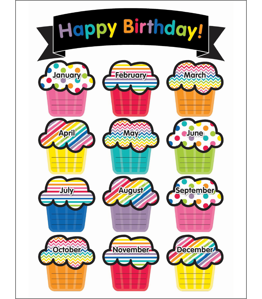 Free Printable Birthday Chart Printable Word Searches