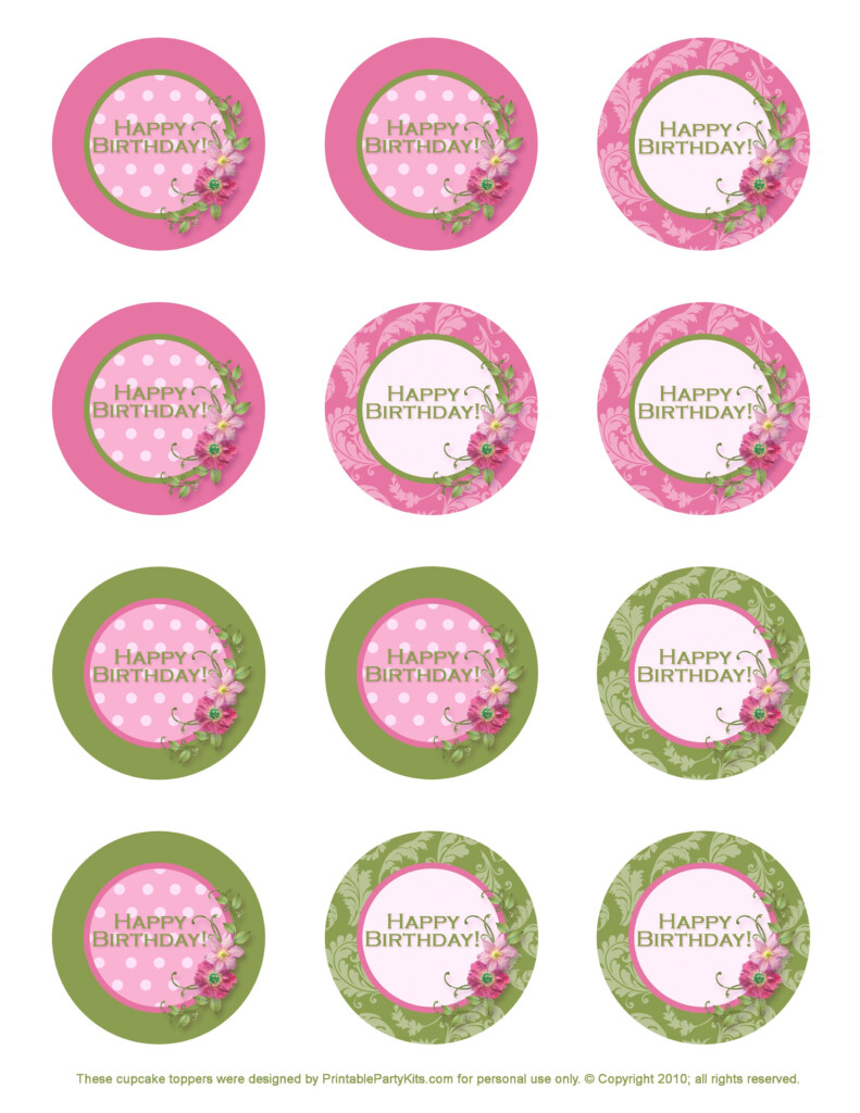 Free Printable Birthday Cupcake Toppers Cupcake Toppers Free 