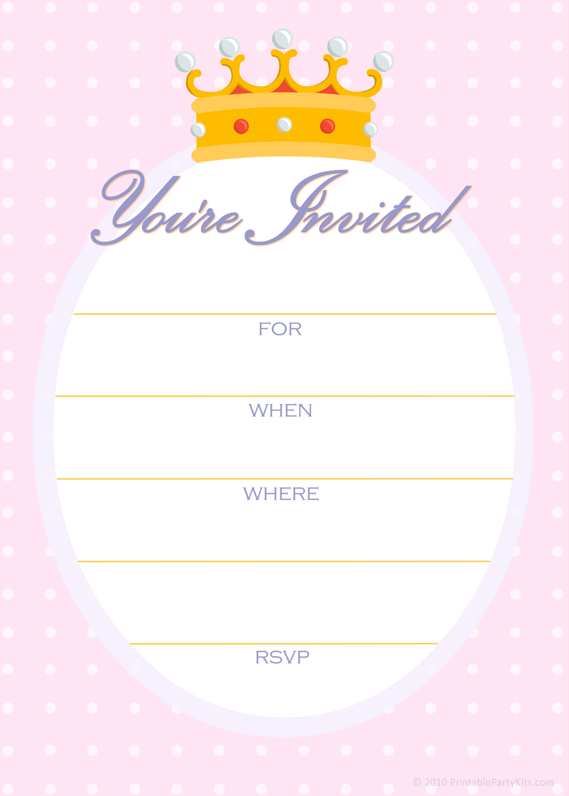 Free Printable Birthday Invitation Template FREE Printable Birthday 