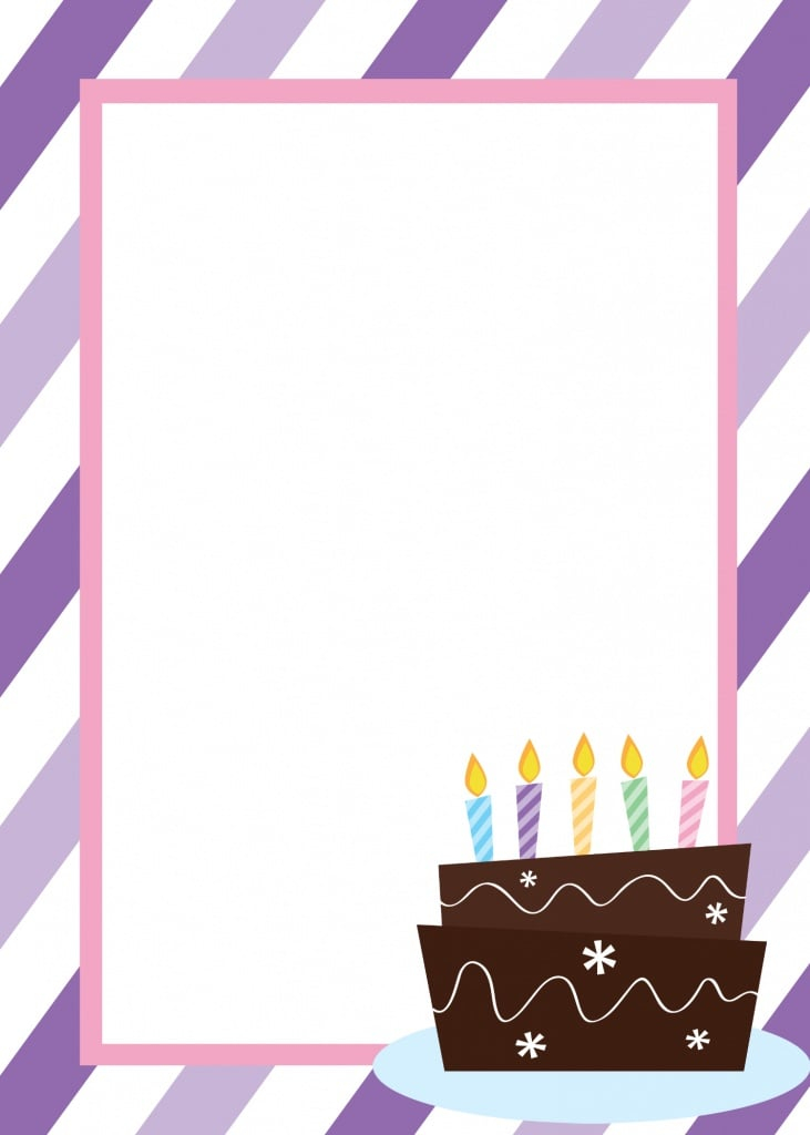 Free Printable Birthday Invitation Templates