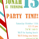 Free Printable Birthday Invitation Templates