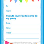 Free Printable Birthday Invitations Boy