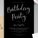 Free Printable Birthday Invitations For Him Printable Form Templates