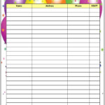 FREE Printable Birthday Party Guest List Planner