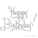 Free Printable Birthday Stencils Happy Birthday Stencil Birthday