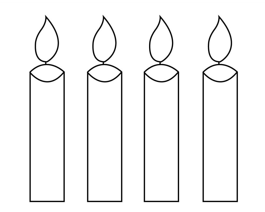 Free Printable Candle Coloring Pages Birthday Candles Printable 