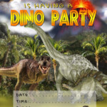 Free Printable Dinosaur Birthday Invitation