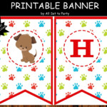 Free Printable Dog Birthday Banner Printable Templates