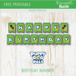 Free Printable Dog Birthday Banner Printable Templates